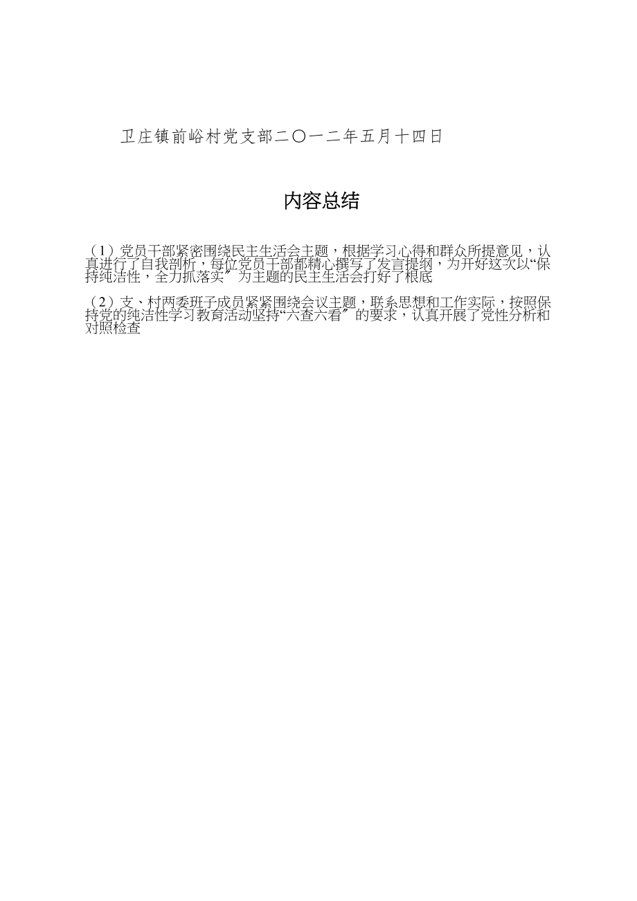 2023年冶西镇聂家庄村开展民主生活会方案 .doc_第3页