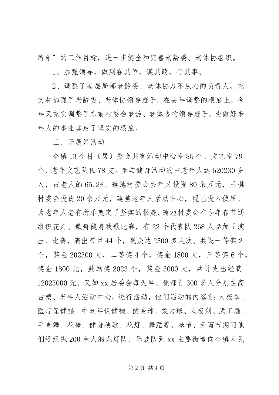 2023年乡镇老龄委老体协工作总结.docx_第2页