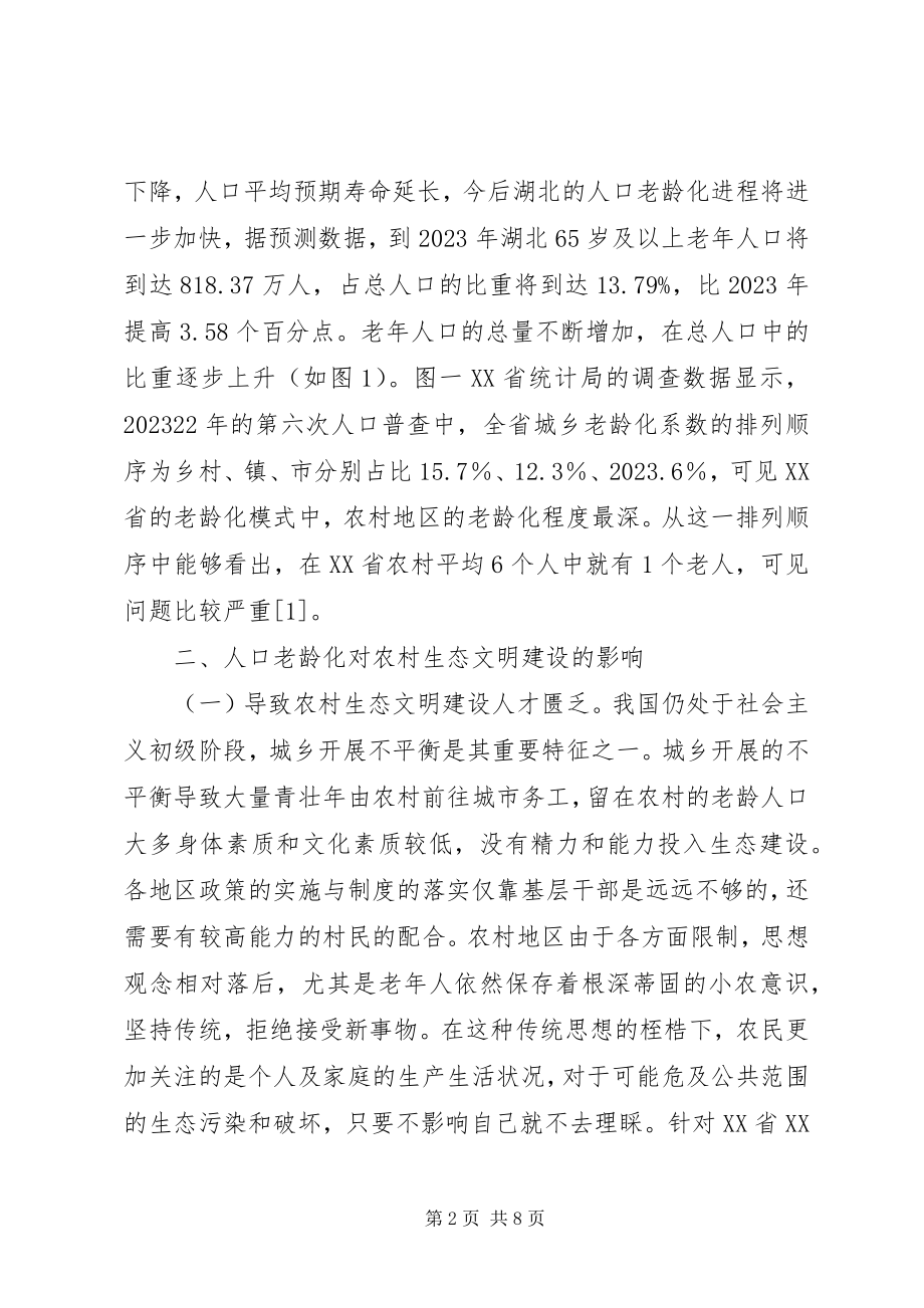 2023年农村生态文明建设影响及对策.docx_第2页