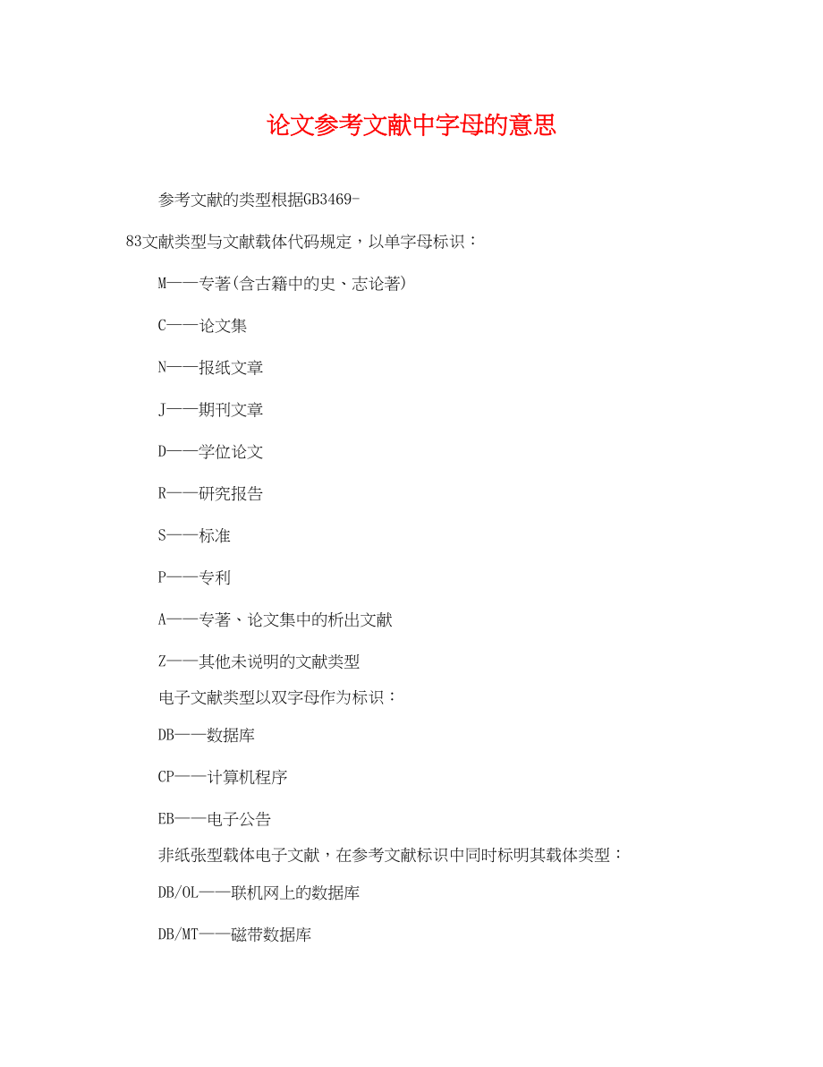 2023年论文文献中字母的意思.docx_第1页