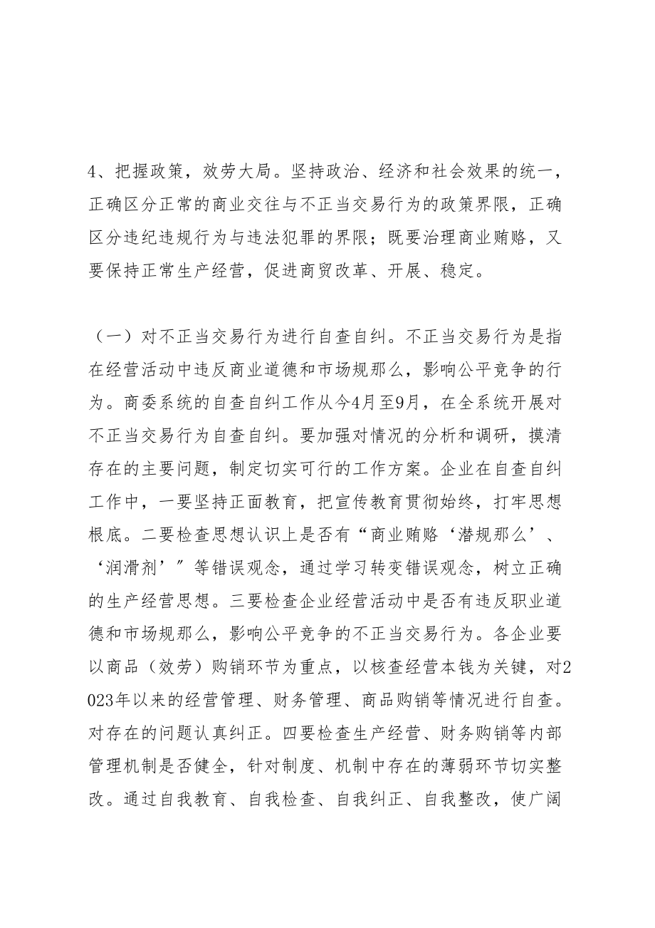 2023年县商业委员会开展治理商业贿赂专项工作实施方案.doc_第2页