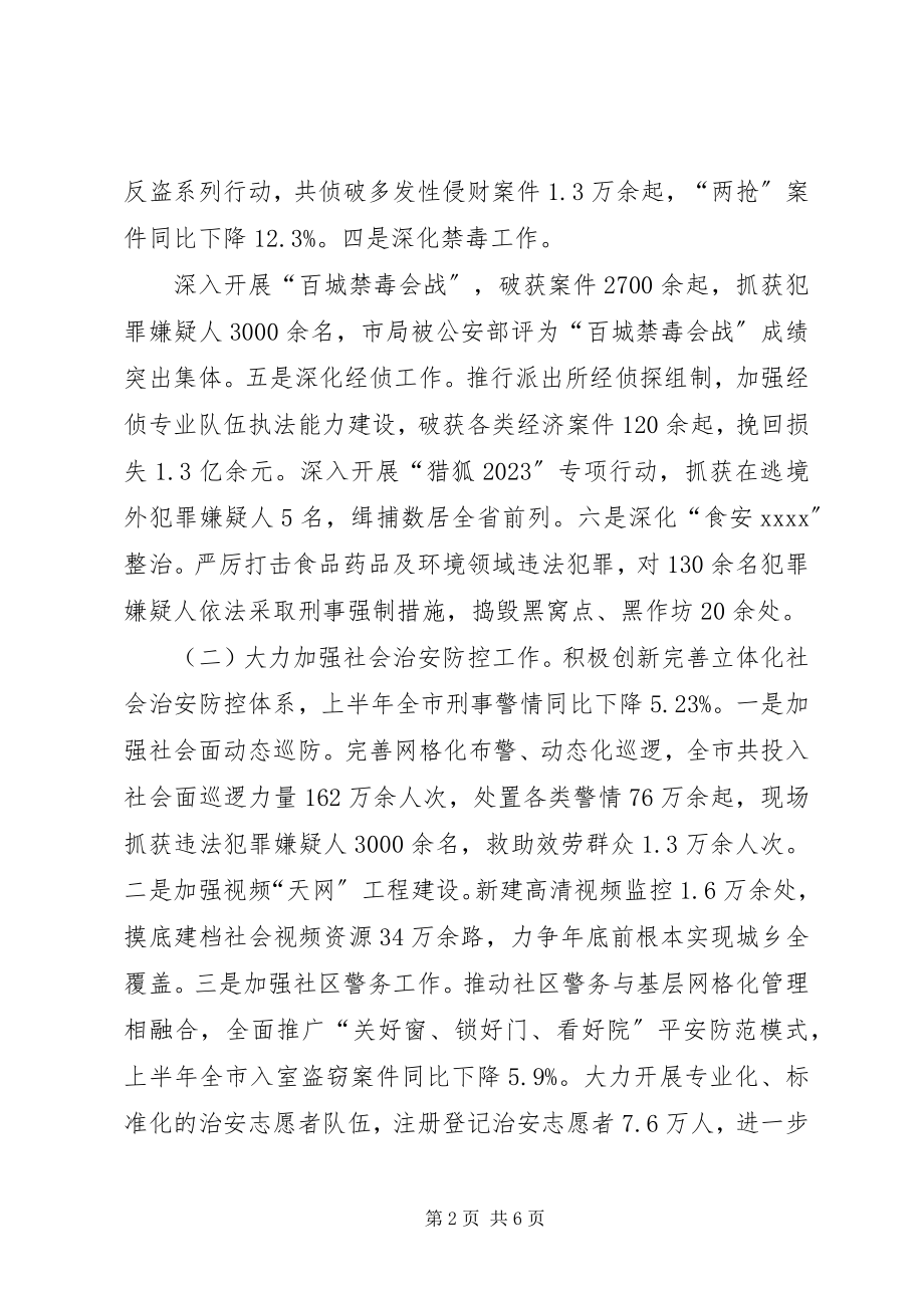 2023年上半年公安总结.docx_第2页