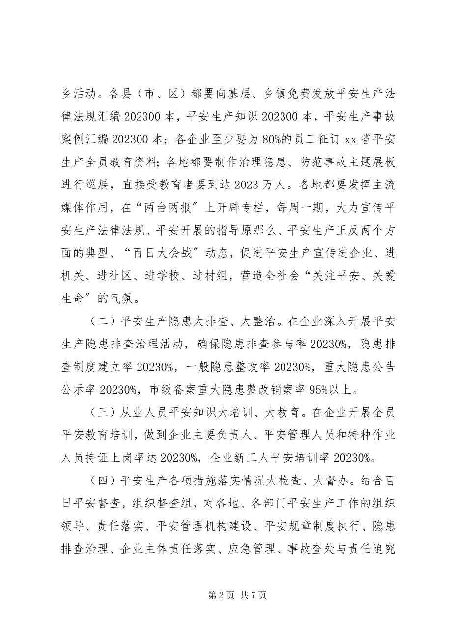 2023年市安全生产整治实施方案.docx_第2页