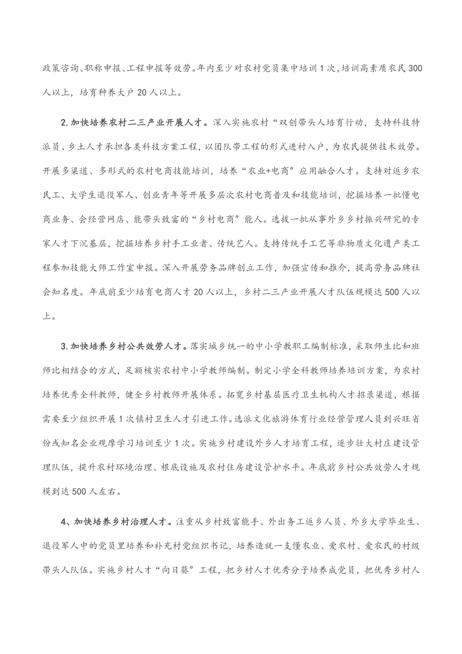 2023年X区推进乡村人才振兴工作计划.docx_第2页