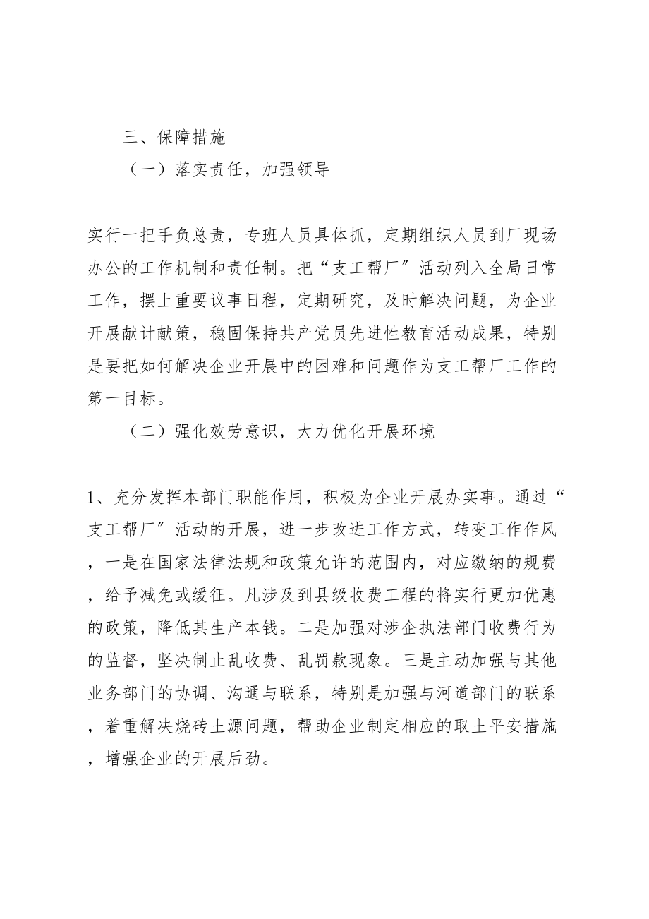 2023年关于开展支工帮厂活动的实施方案.doc_第2页