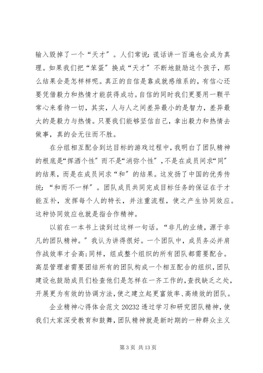 2023年企业精神心得体会多篇.docx_第3页