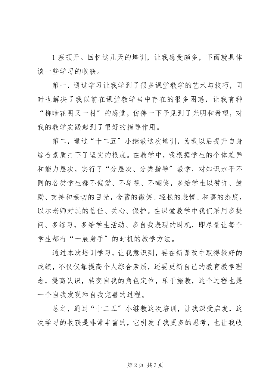 2023年小继教学习心得体会55.docx_第2页