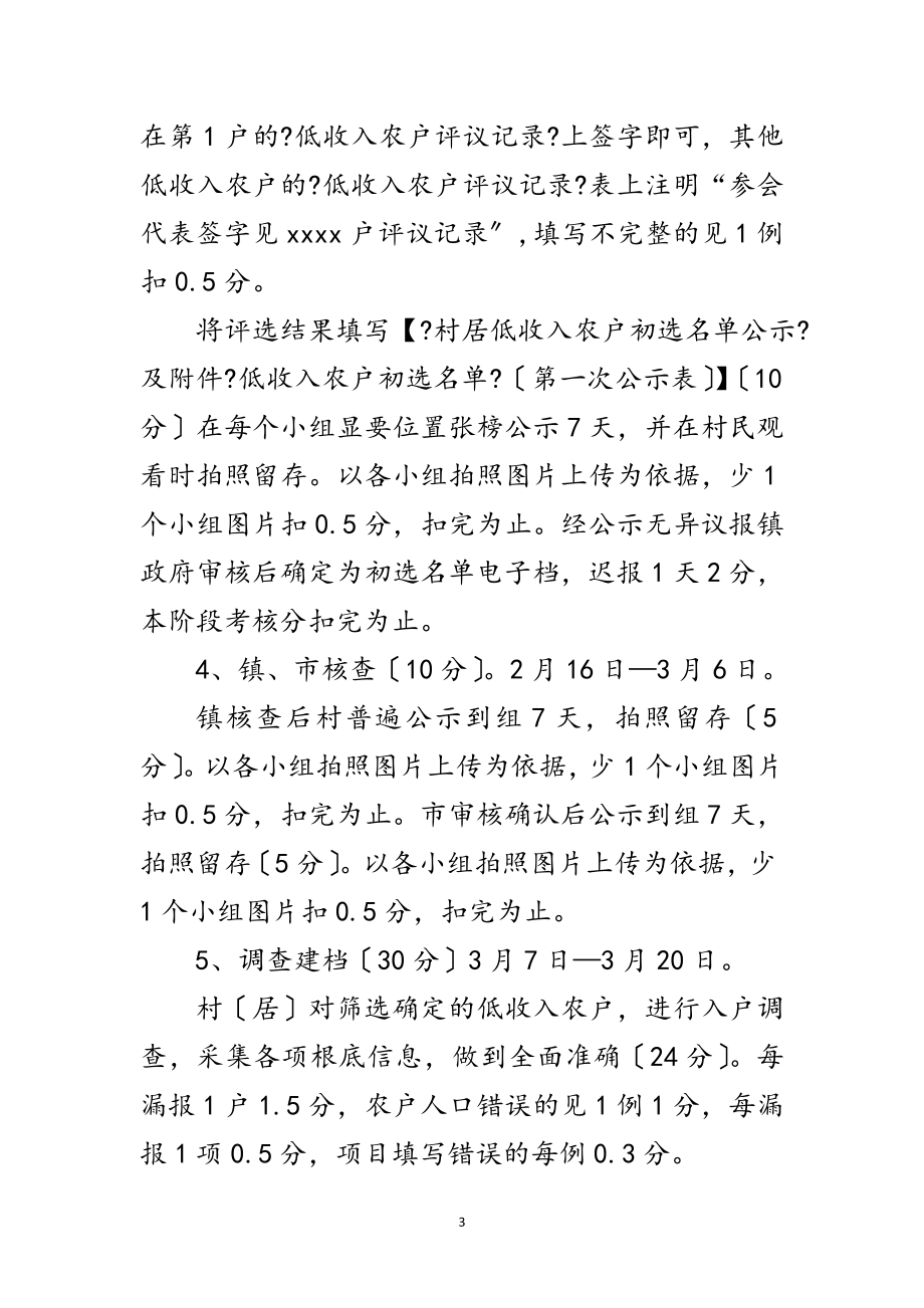 2023年扶贫开发建档立卡考核意见范文.doc_第3页