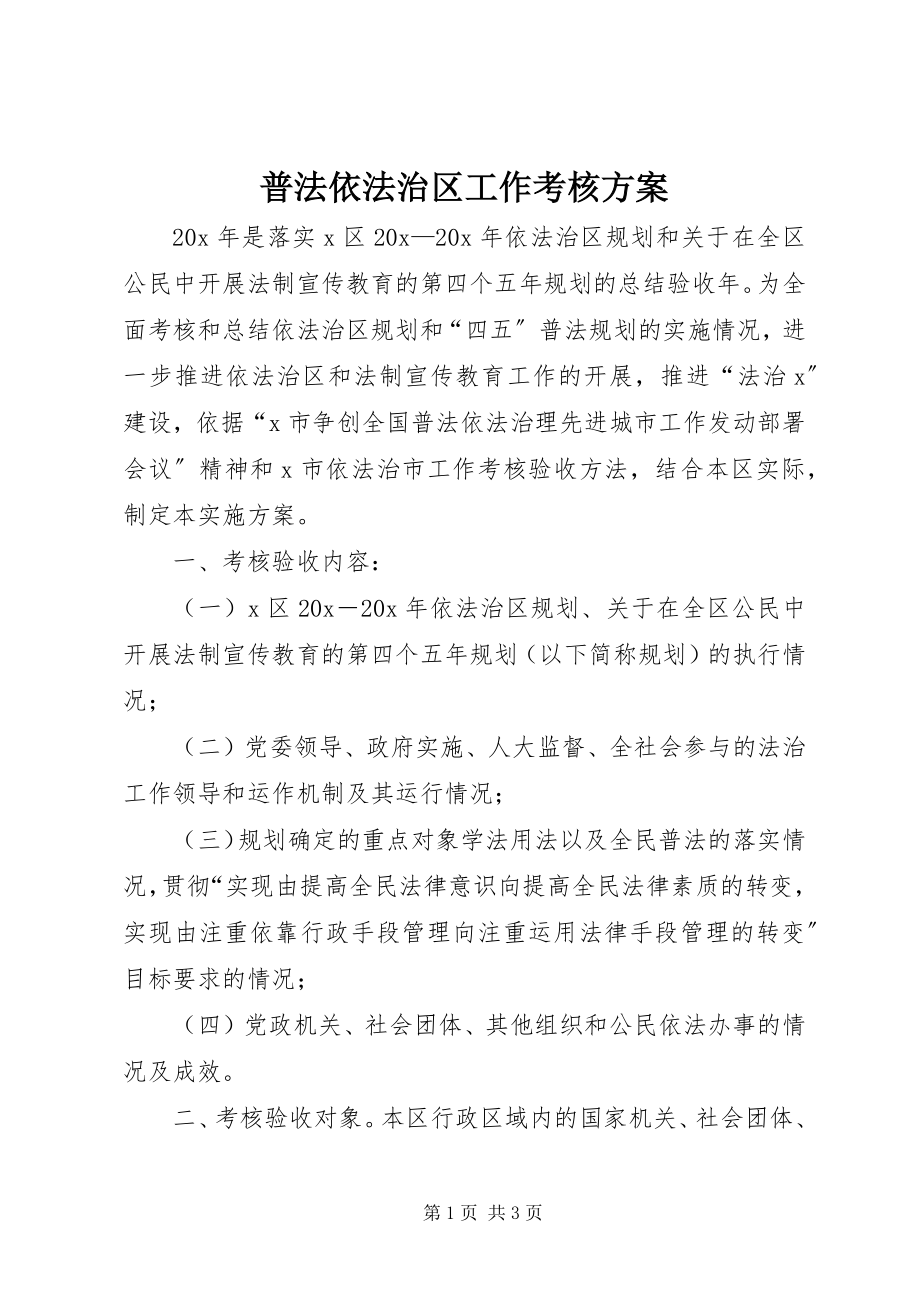 2023年普法依法治区工作考核方案.docx_第1页