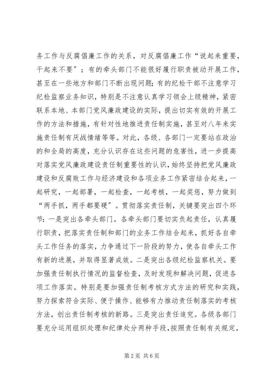 2023年市党风廉政建设会议致辞.docx_第2页