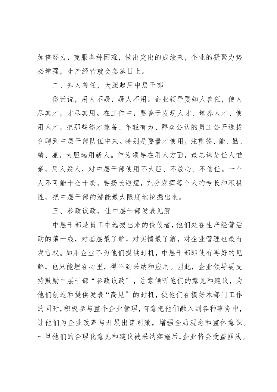 2023年充分发挥企业中层干部工作职能.docx_第2页