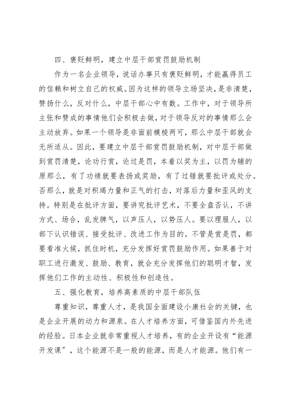 2023年充分发挥企业中层干部工作职能.docx_第3页