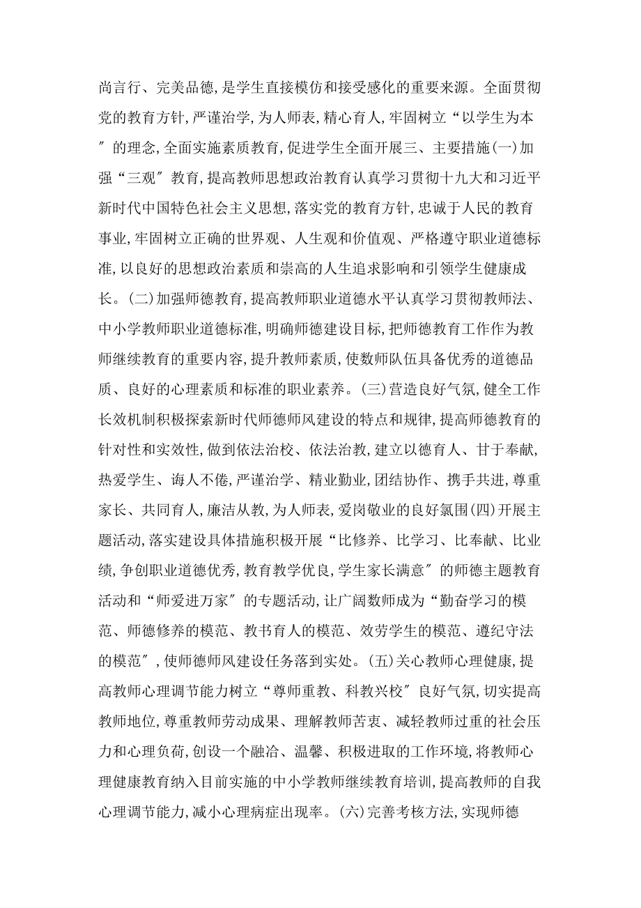 2023年师德师风实施方案.docx_第2页