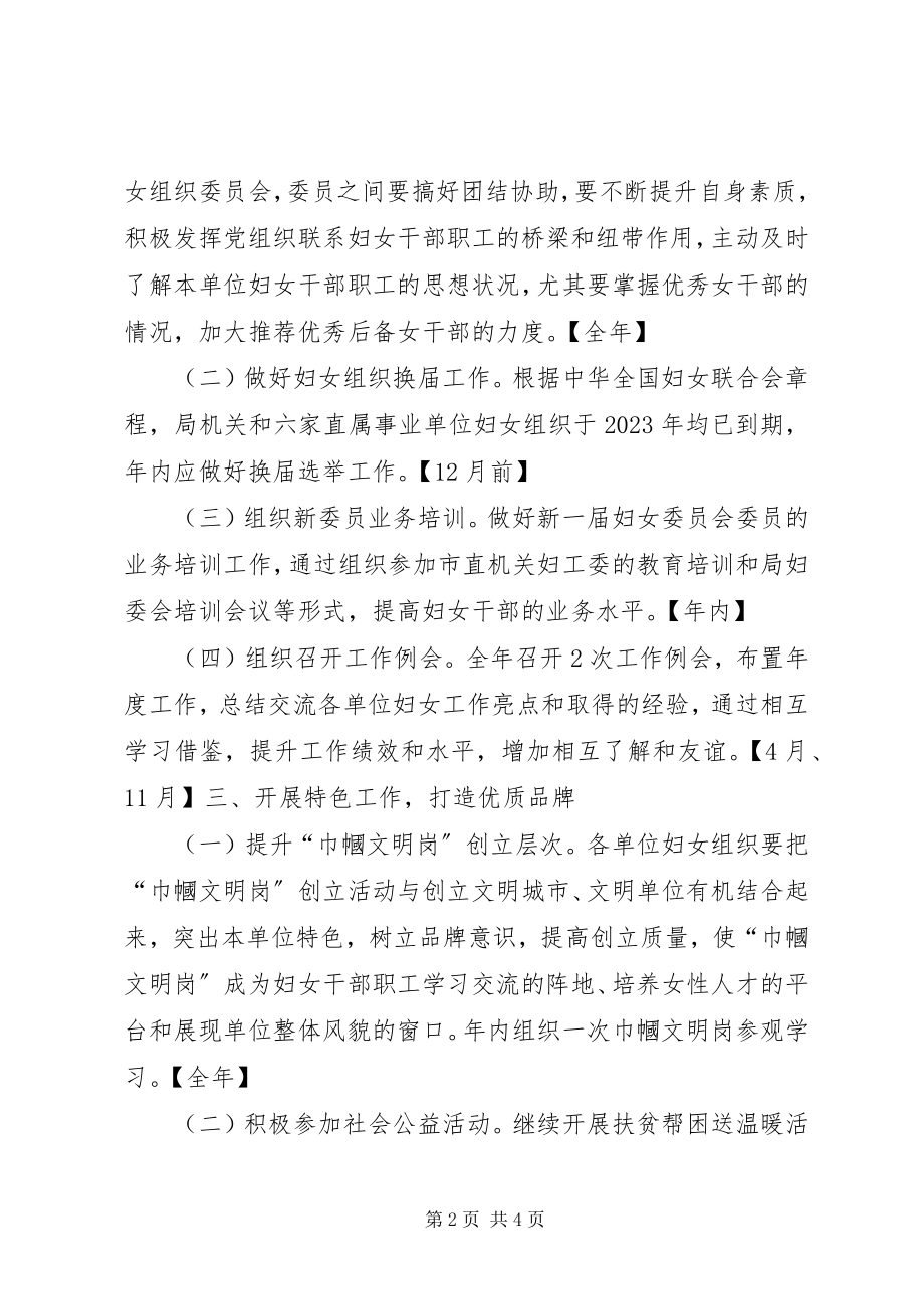 2023年质监局年度妇女工作计划.docx_第2页