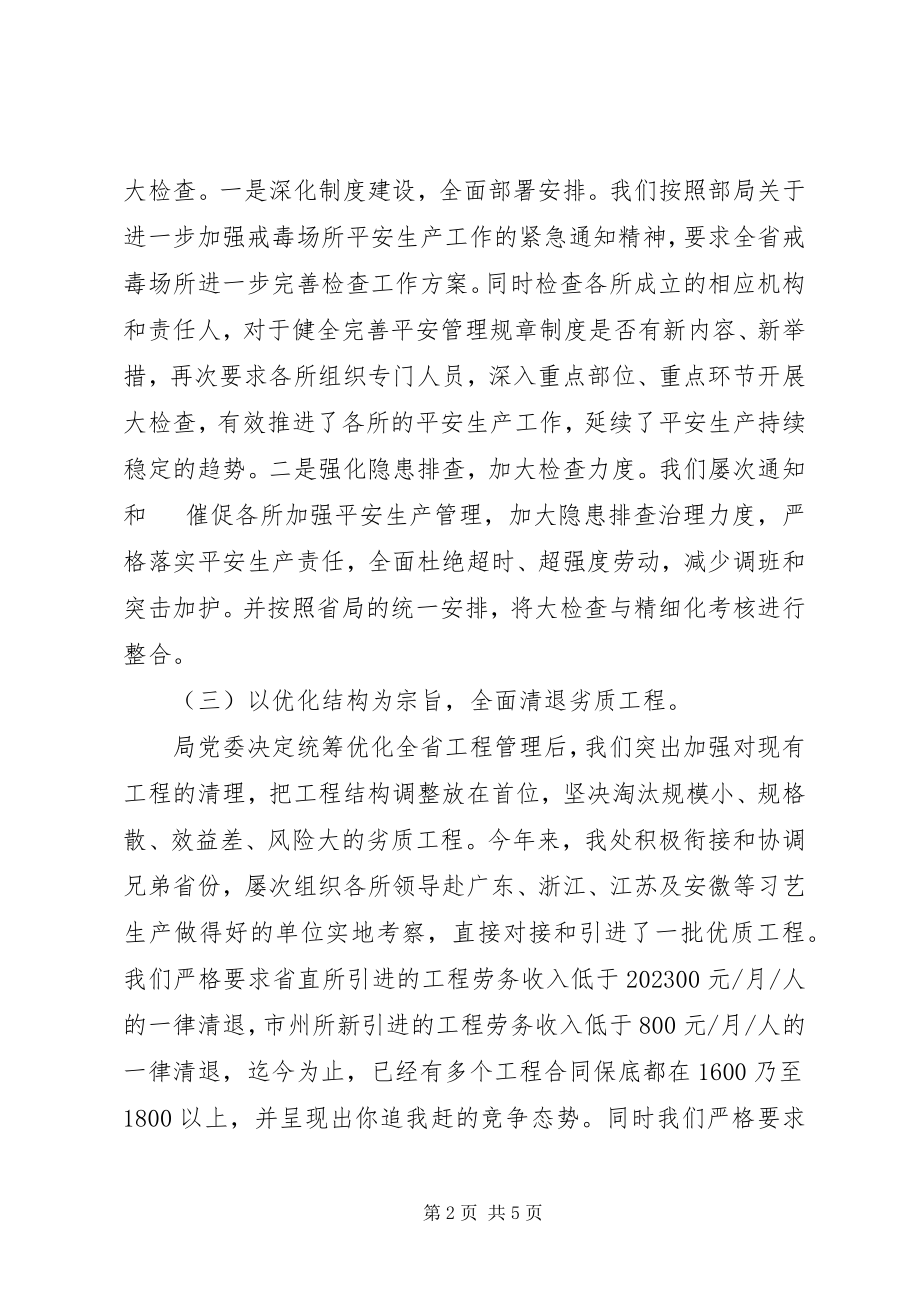 2023年戒毒习艺处工作总结.docx_第2页