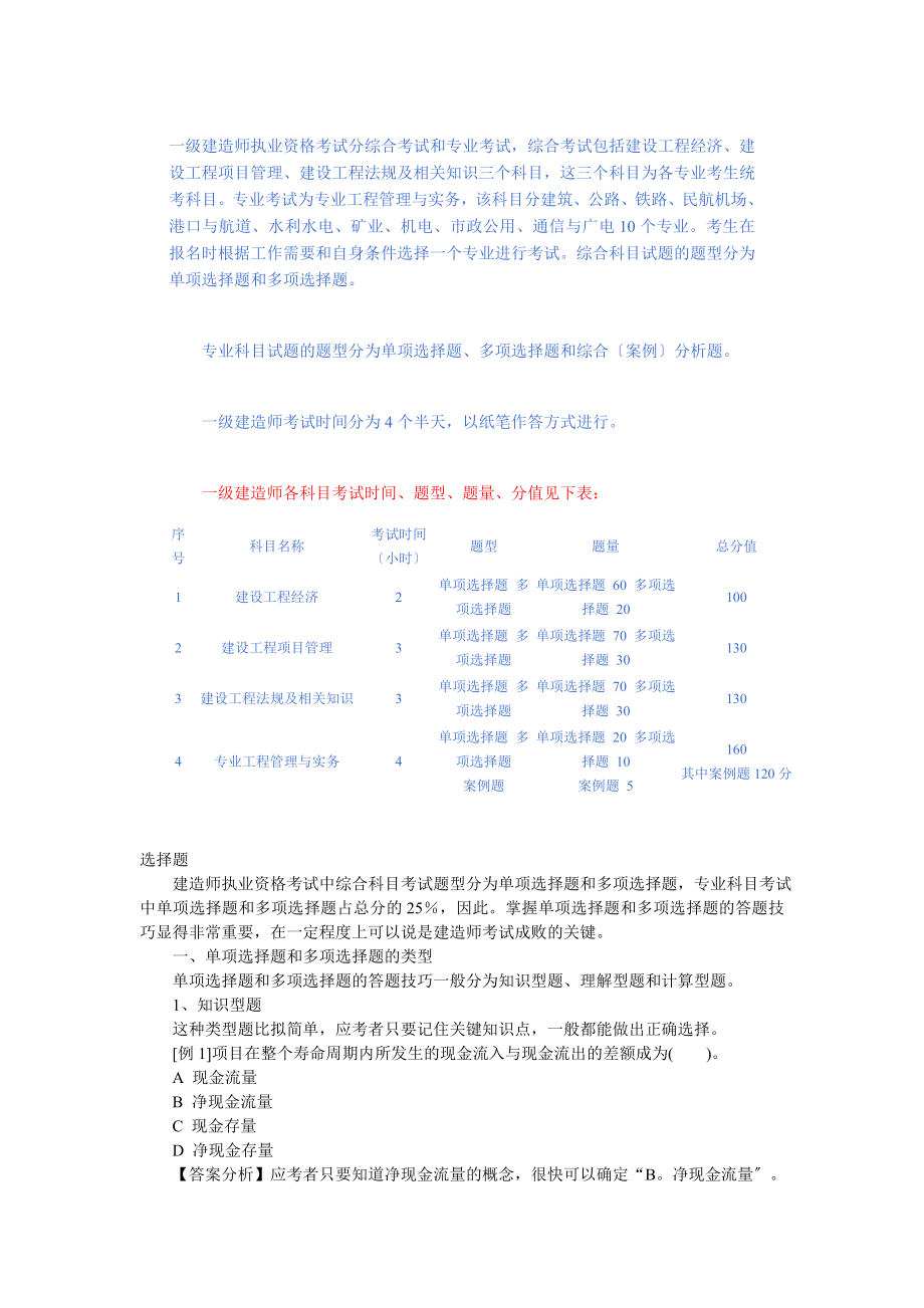 2023年级建造师考试建设工程项目管理题.doc_第1页