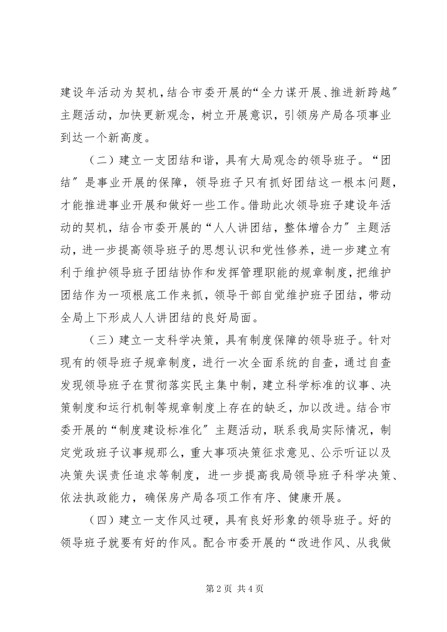 2023年领导班子建设活动实施方案5则.docx_第2页