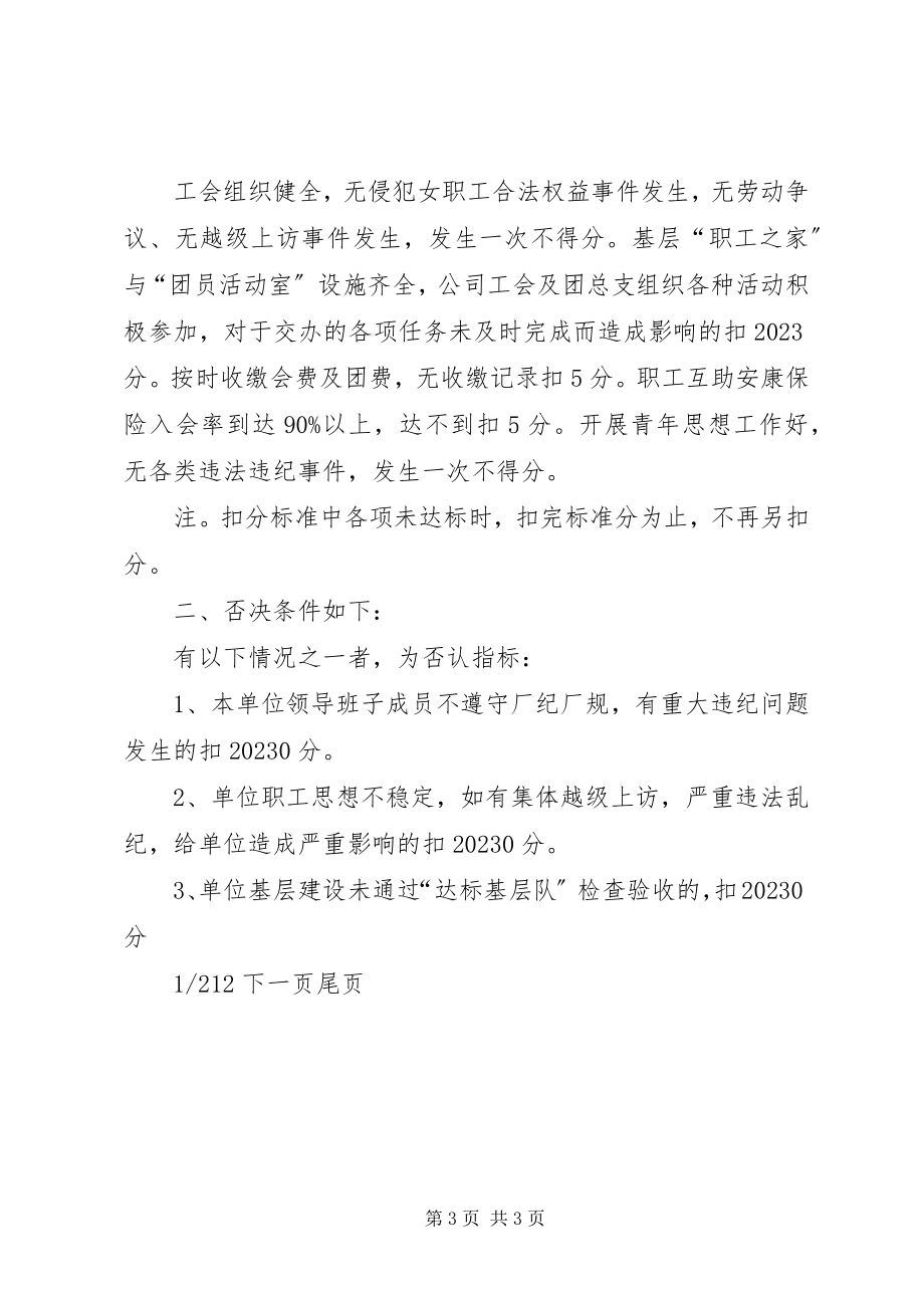 2023年思想政治工作考核标准思想政治工作.docx_第3页