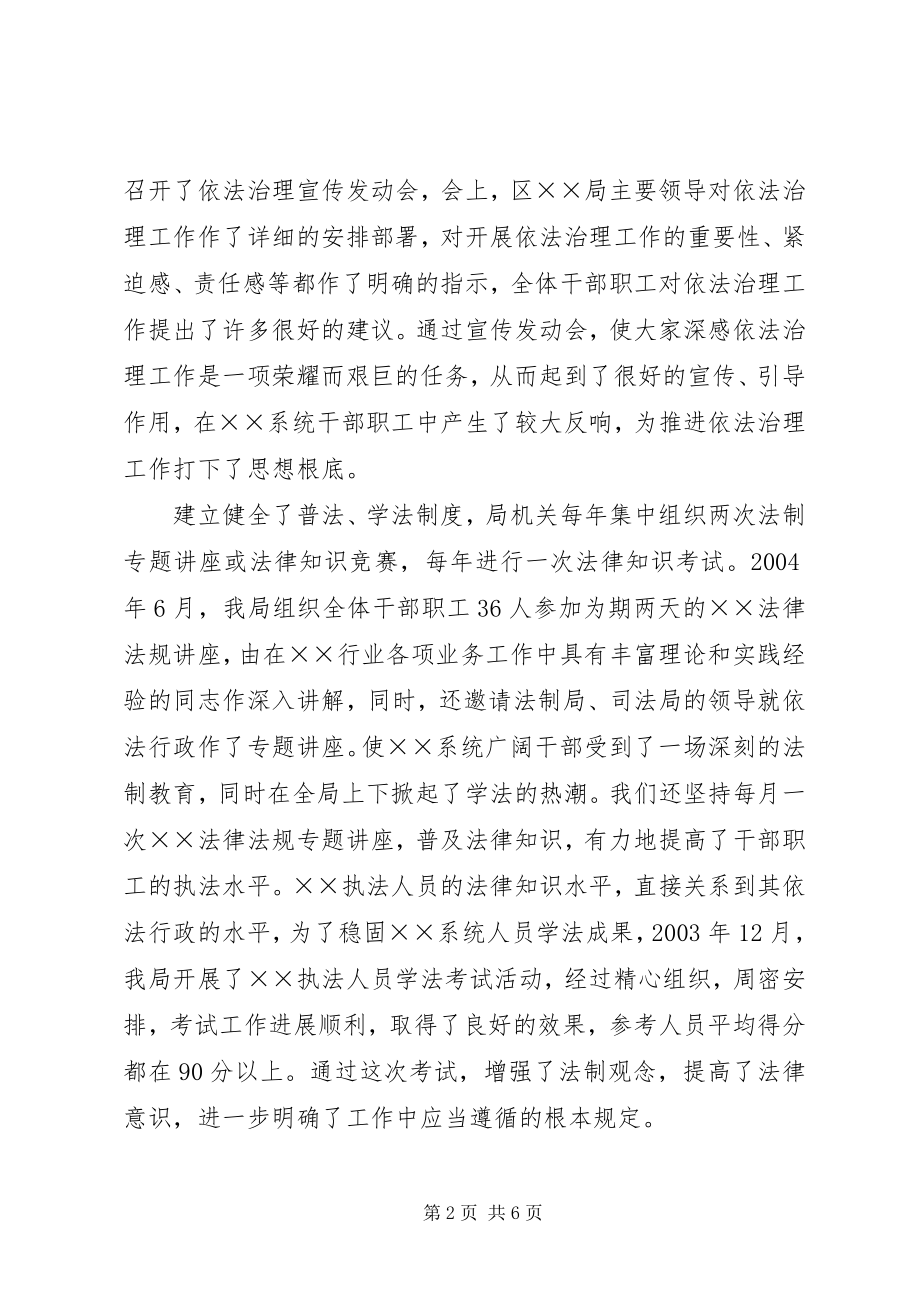 2023年依法治理年度工作总结单位年度工作总结.docx_第2页