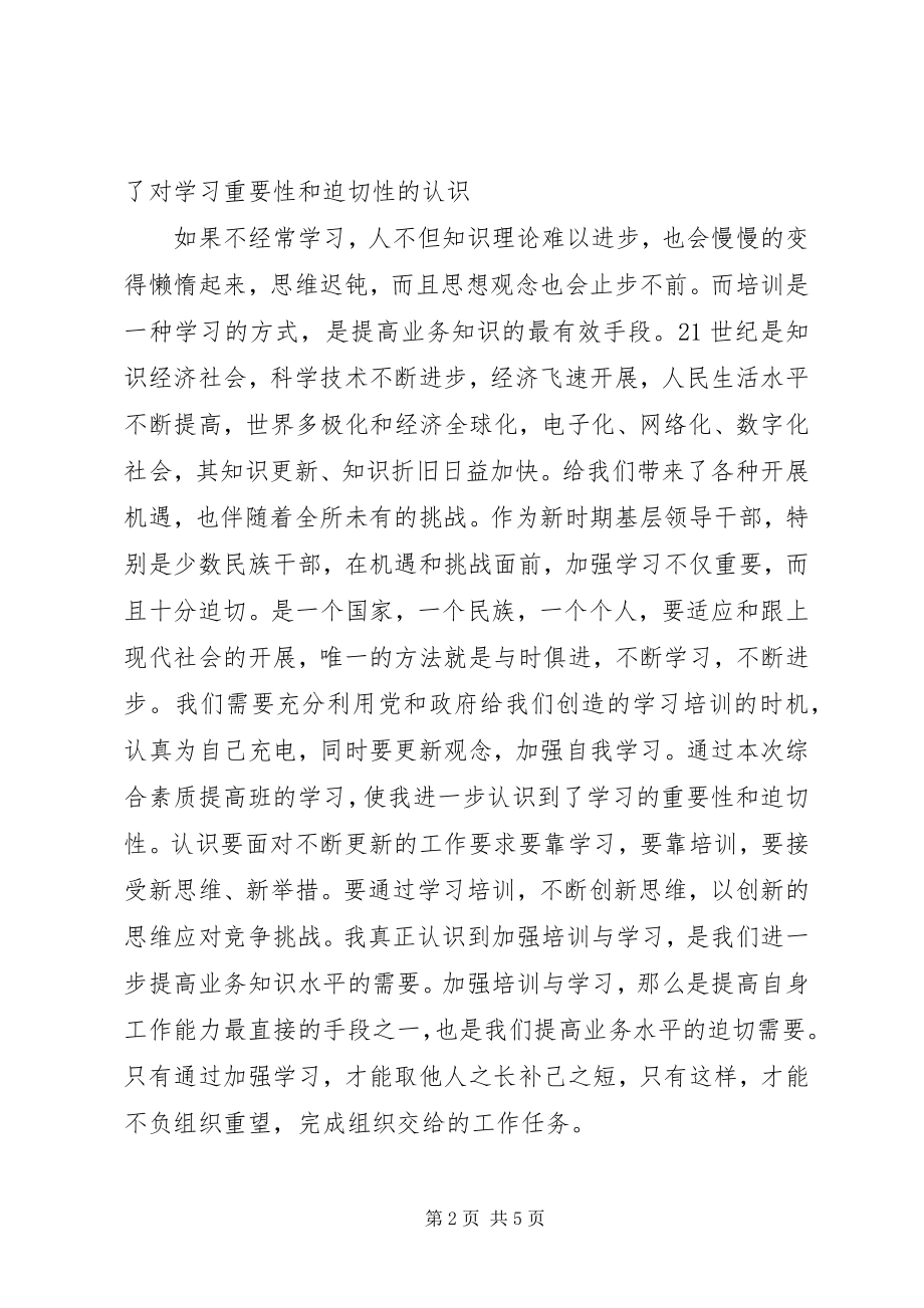 2023年少数民族文化学习心得体会.docx_第2页