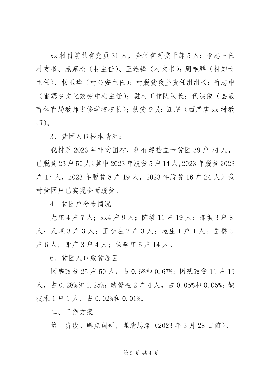 2023年村脱贫攻坚责任组精准扶贫帮扶工作计划.docx_第2页