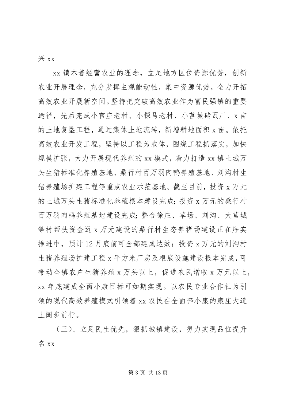 2023年镇政府年工作总结暨年工作计划.docx_第3页