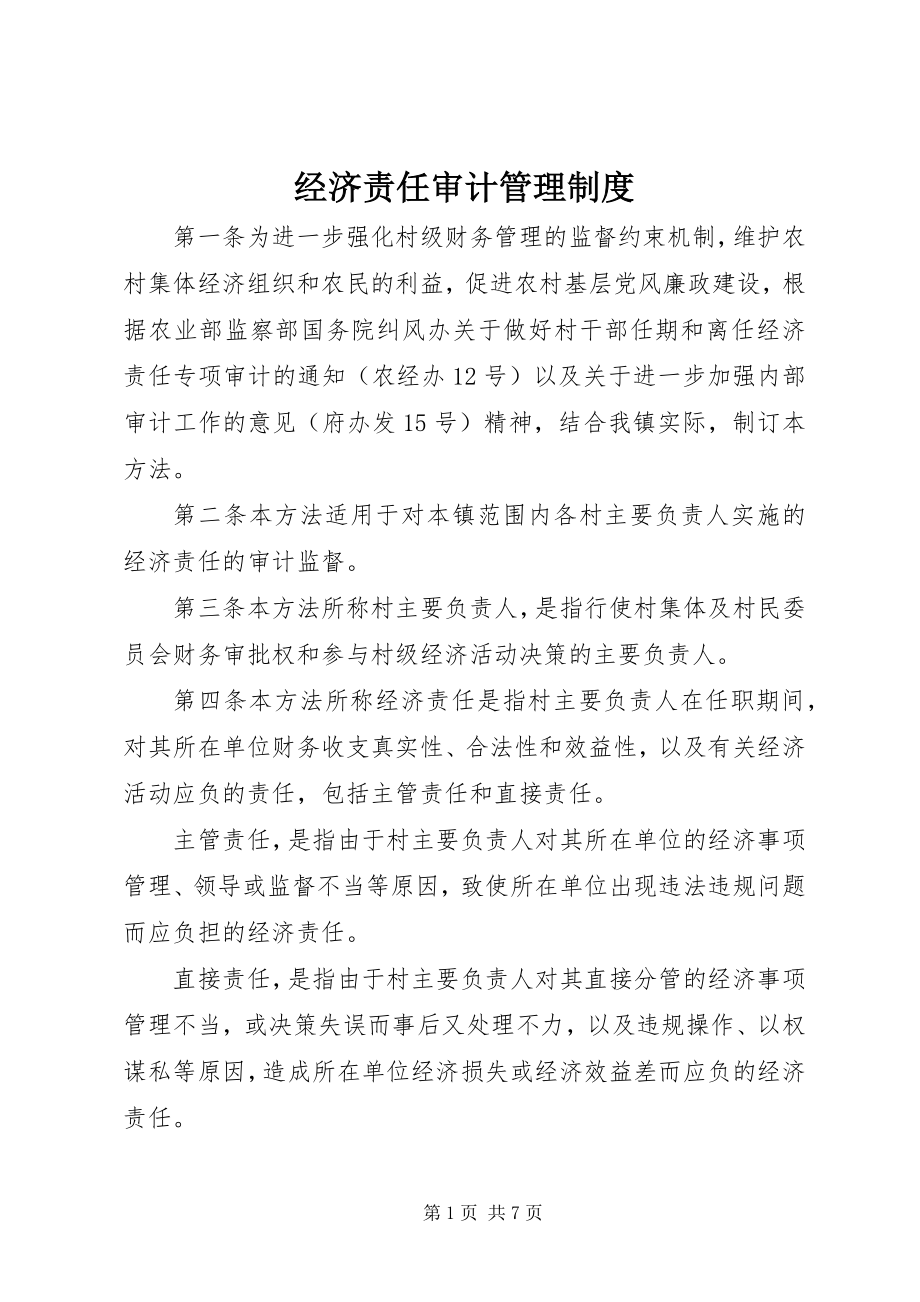 2023年经济责任审计管理制度.docx_第1页