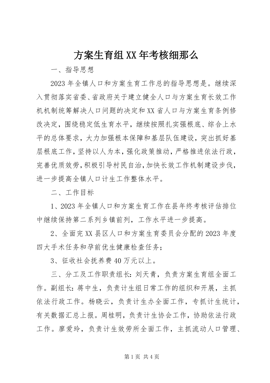 2023年计划生育组考核细则.docx_第1页