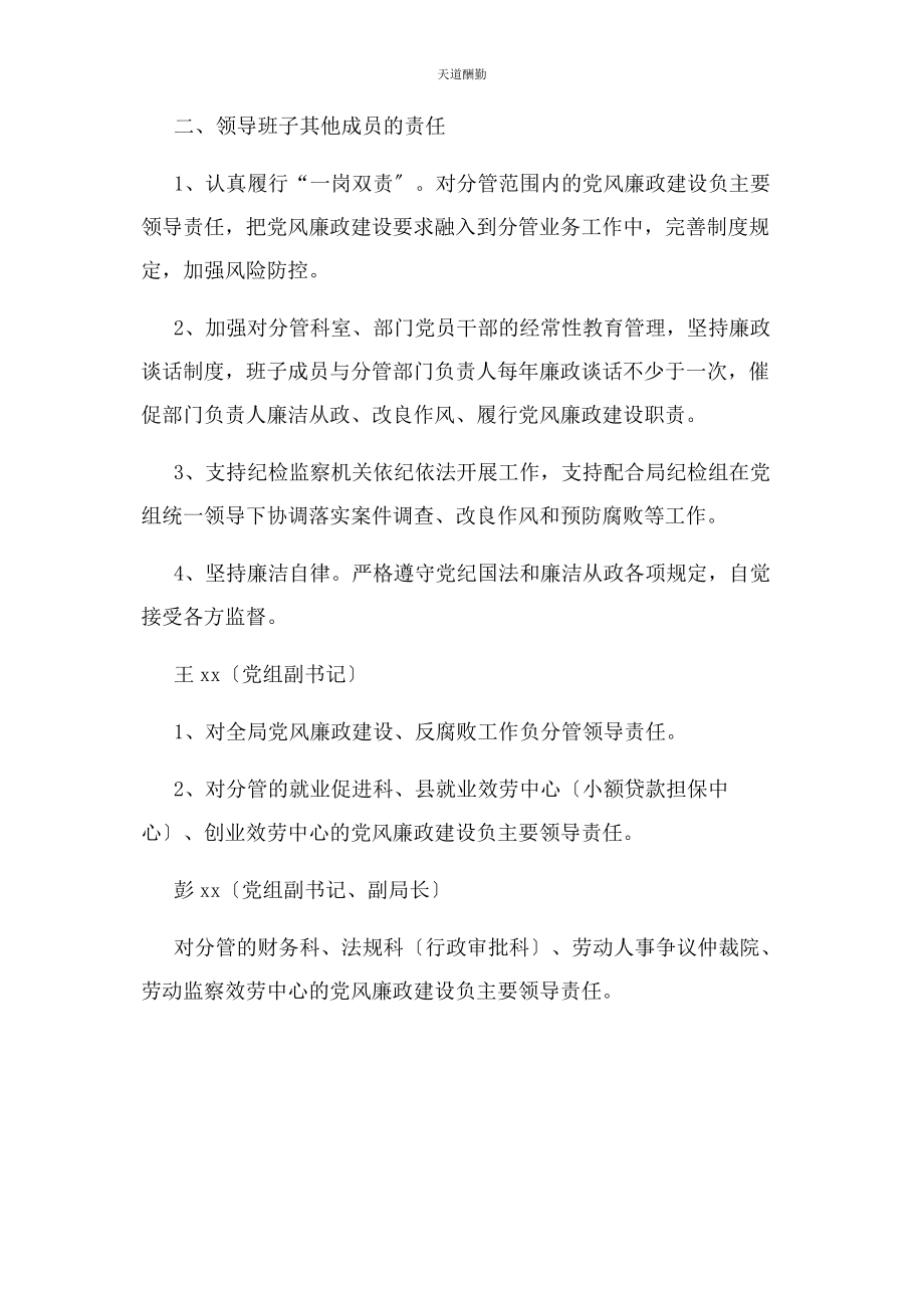 2023年党风廉政建设主体责任和监督责任清单.docx_第2页