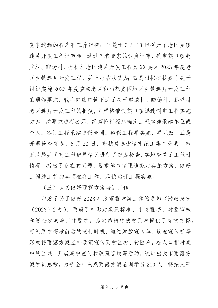 2023年市扶贫办半年工作总结.docx_第2页