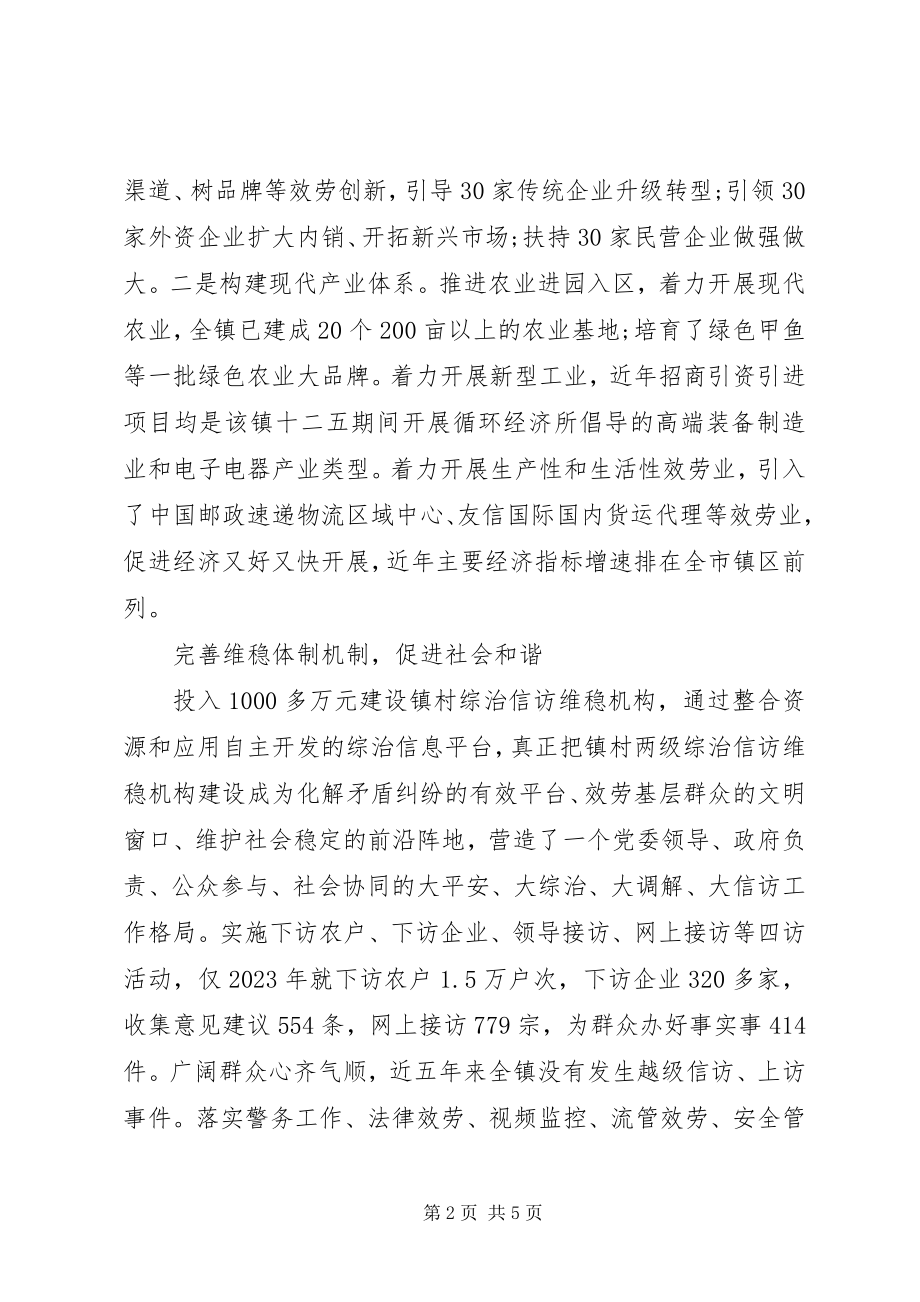 2023年XX省XX县区三角镇党委先进事迹材料.docx_第2页