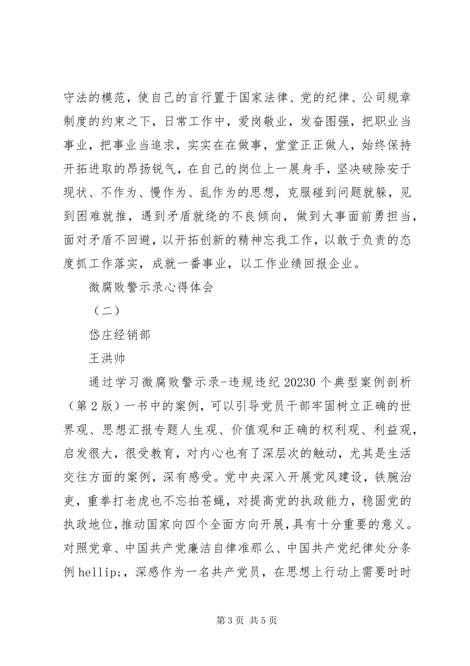 2023年某局微腐败警示录学习心得3篇.docx_第3页