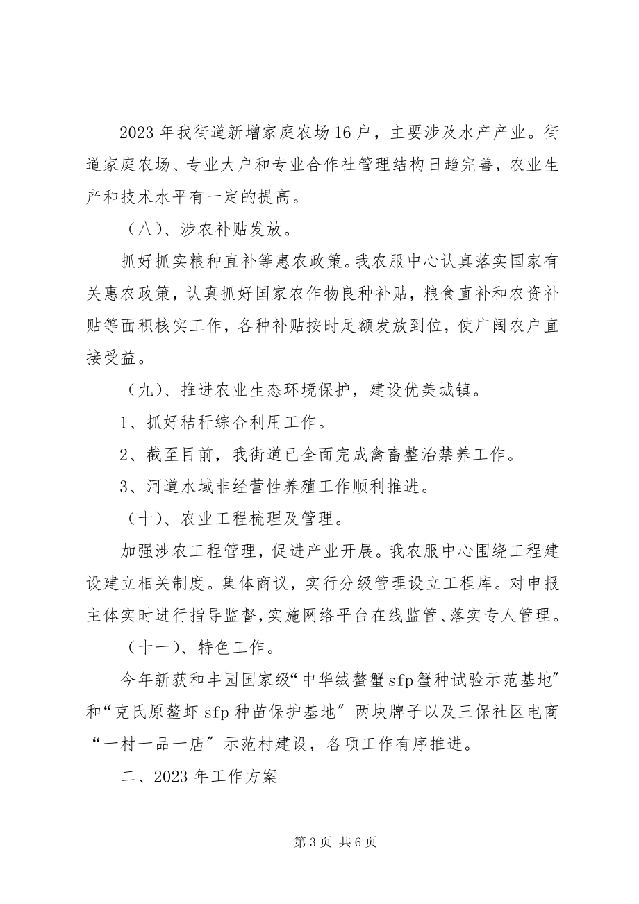 2023年街道农业服务中心工作总结.docx_第3页