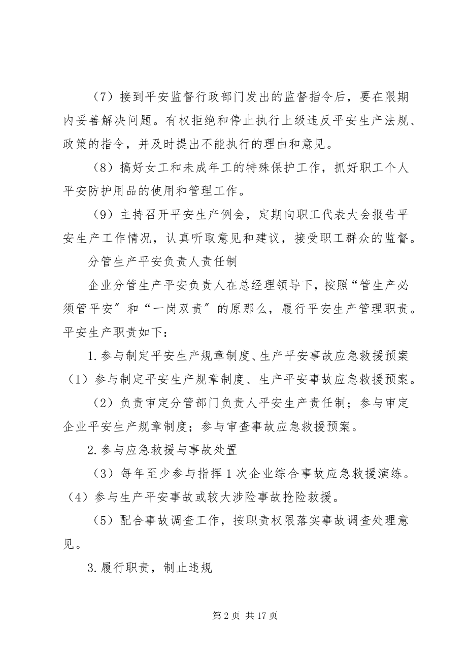 2023年企业法定代表人或主要负责人职责.docx_第2页