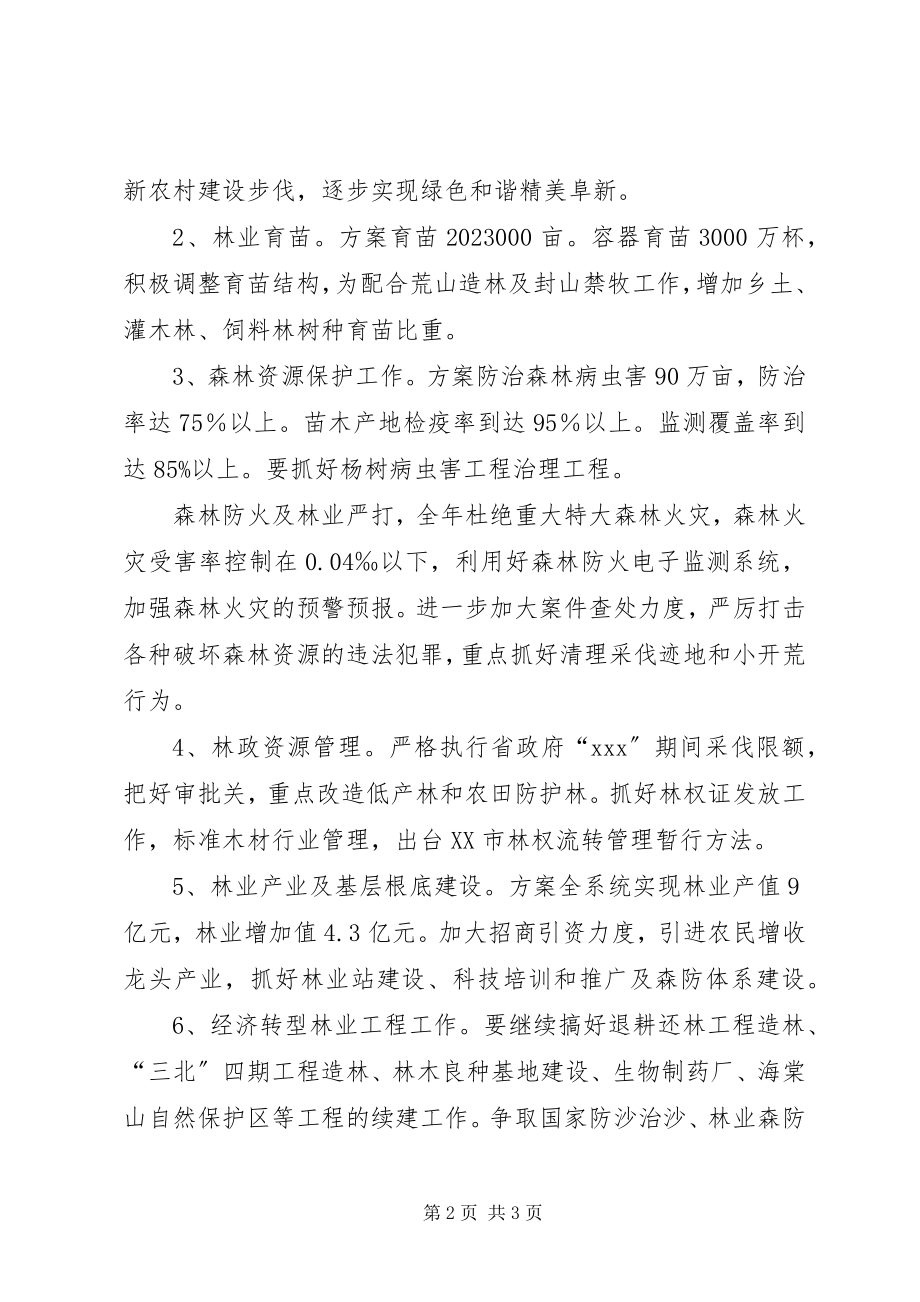 2023年市林业局工作计划要点2.docx_第2页