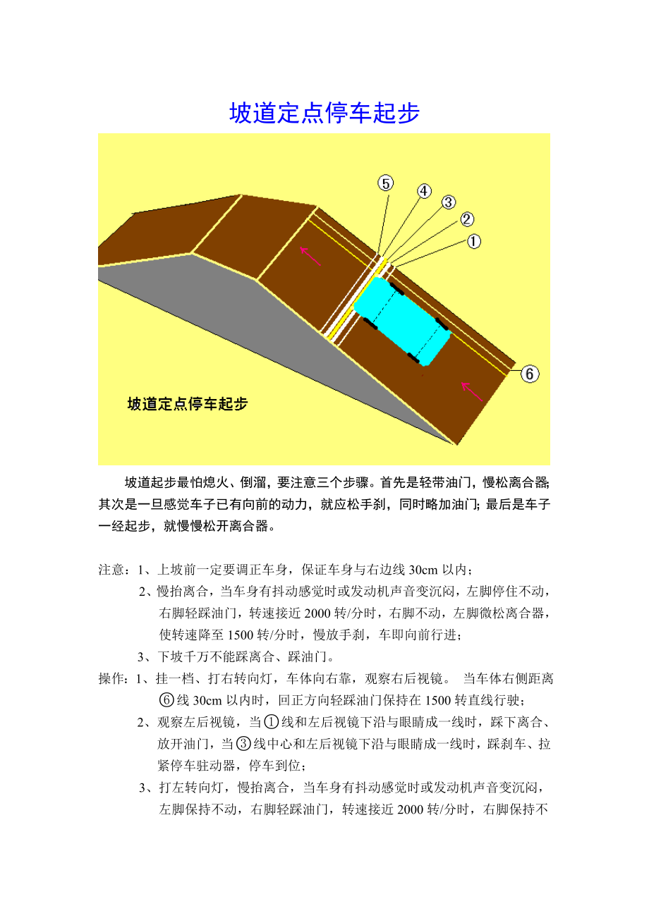 新考规之坡道定点停车技巧图解.doc_第1页