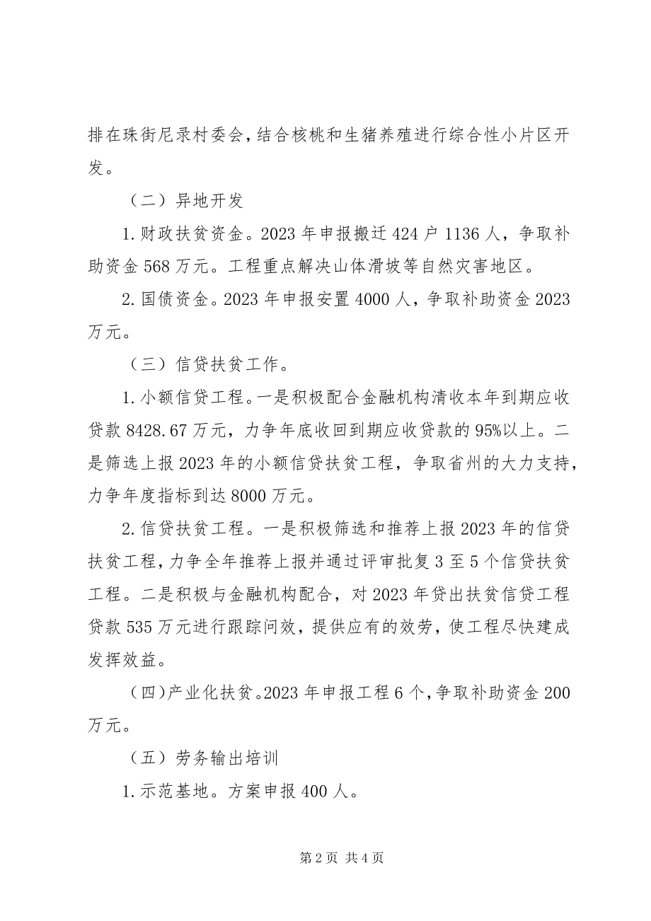 2023年县扶贫开发工作计划.docx_第2页