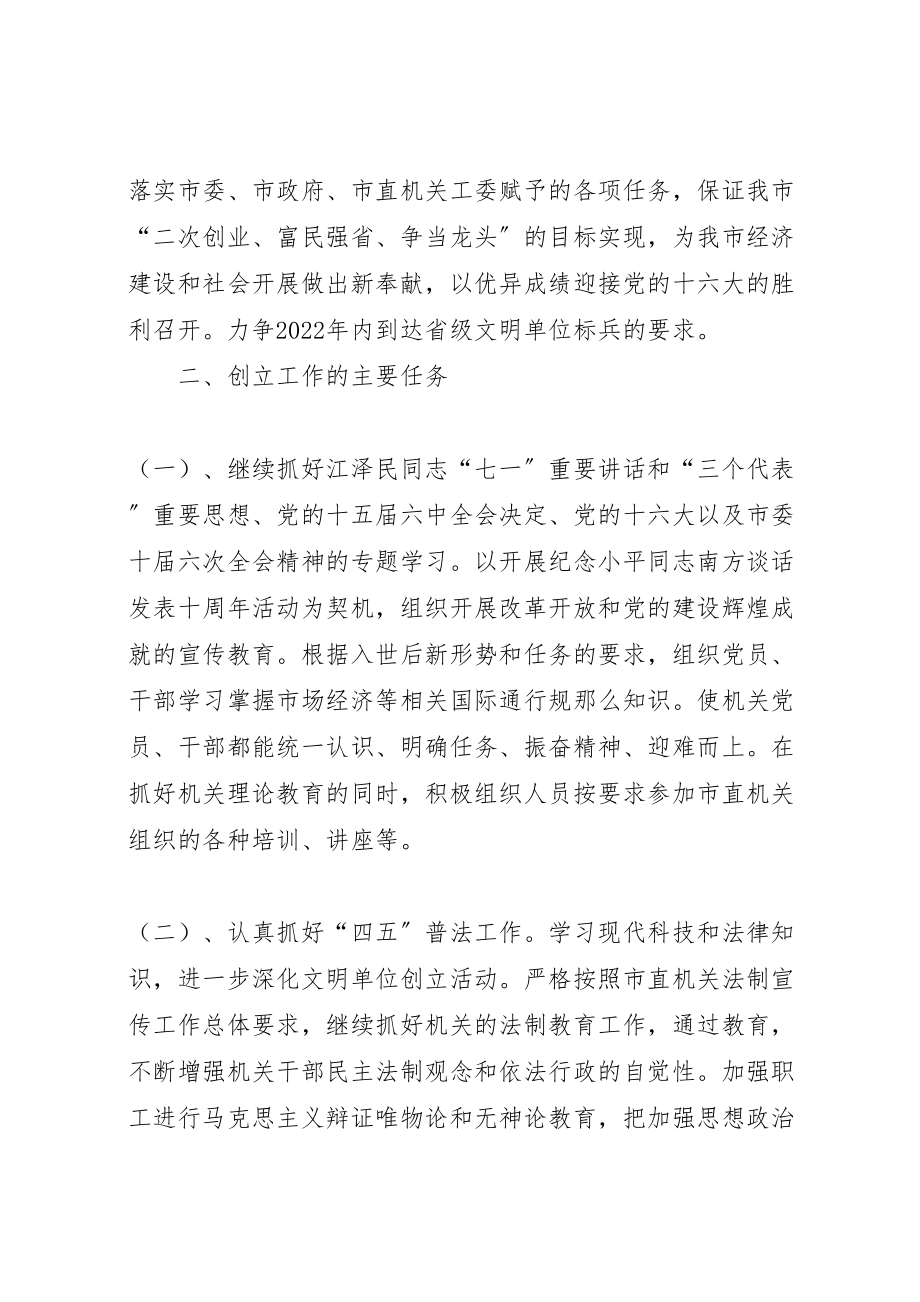 2023年创建省级文明单位标兵活动方案.doc_第2页