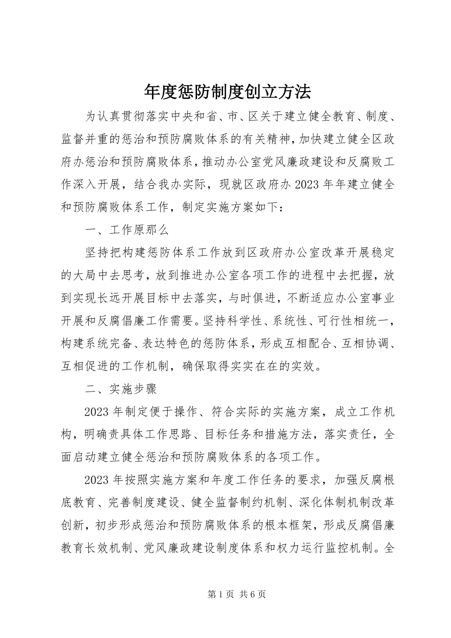 2023年惩防制度创建办法.docx_第1页