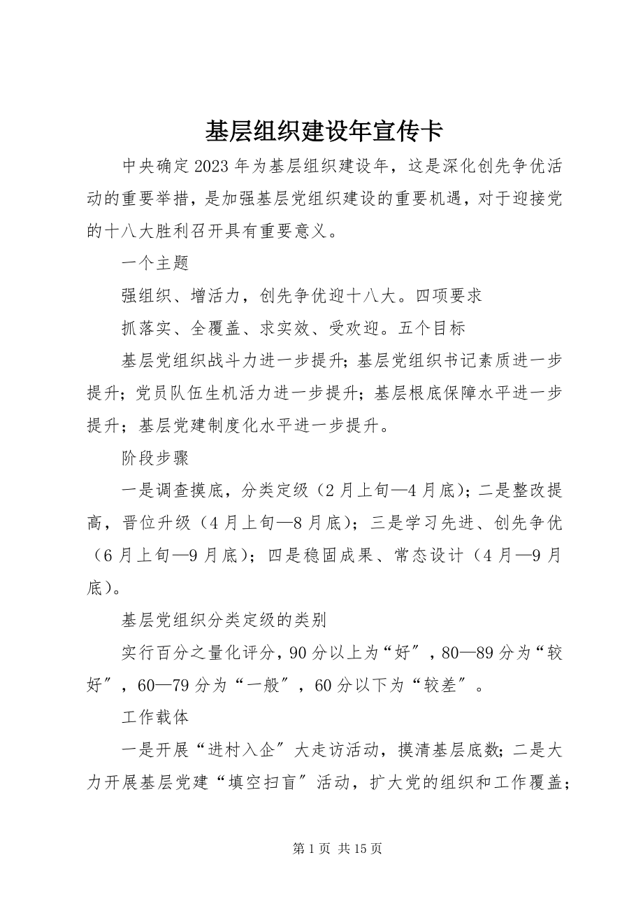 2023年基层组织建设宣传卡.docx_第1页