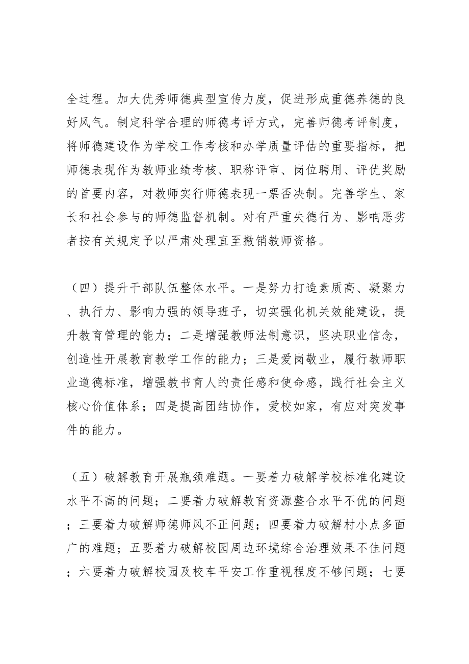 2023年学校开展学习贯彻十八大精神,推进新一轮教育改革主题教育实践活动方案 .doc_第3页