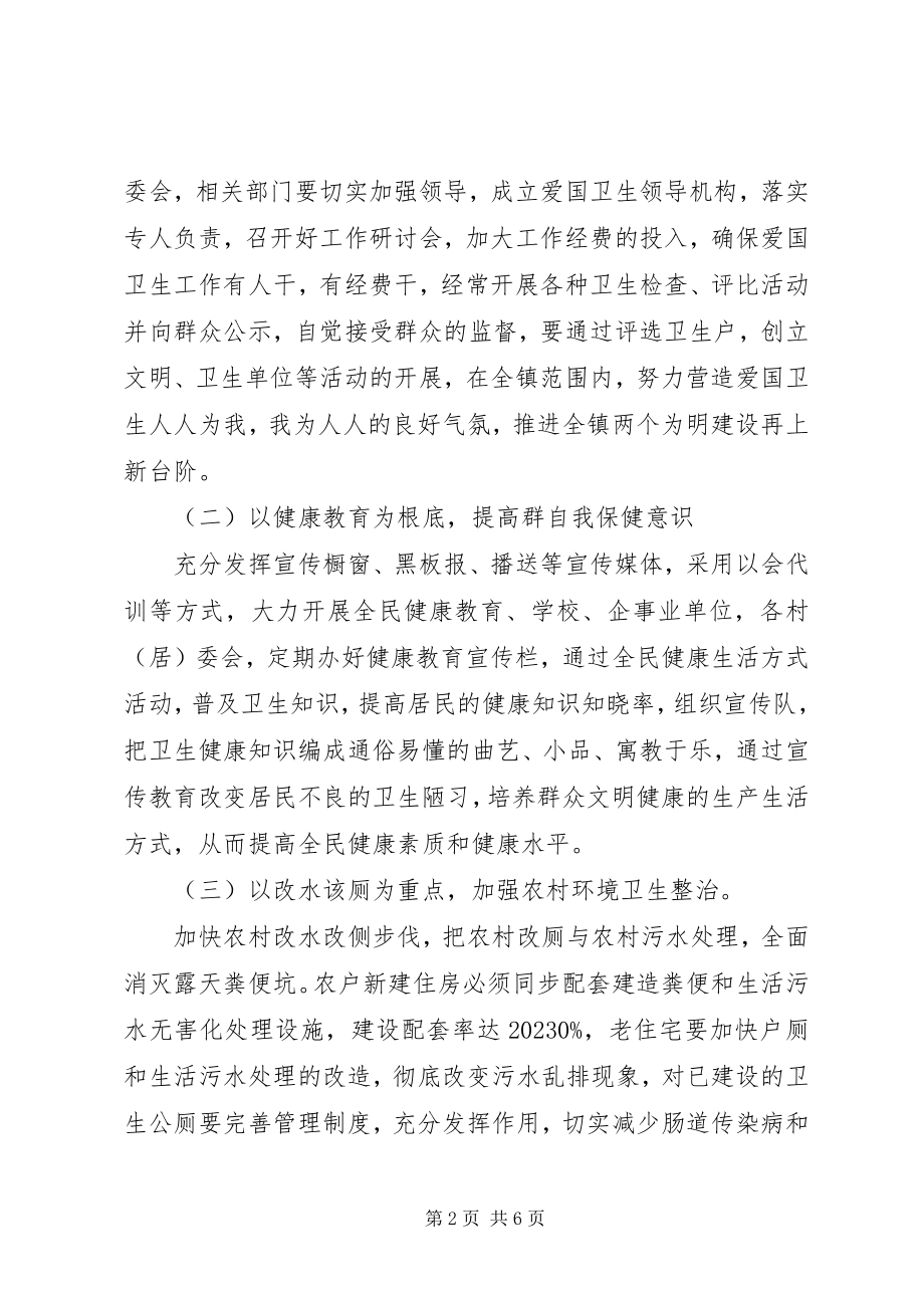 2023年卫生院爱国卫生工作计划.docx_第2页