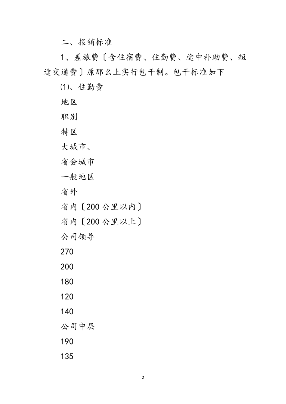 2023年公司差旅费报销办法范文.doc_第2页