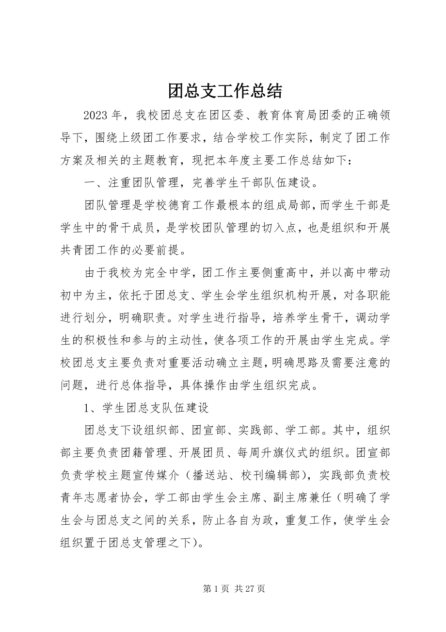 2023年团总支工作总结.docx_第1页