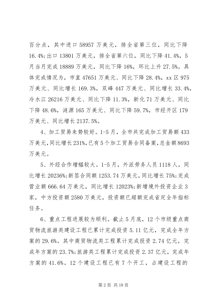 2023年商务局半年工作小结.docx_第2页