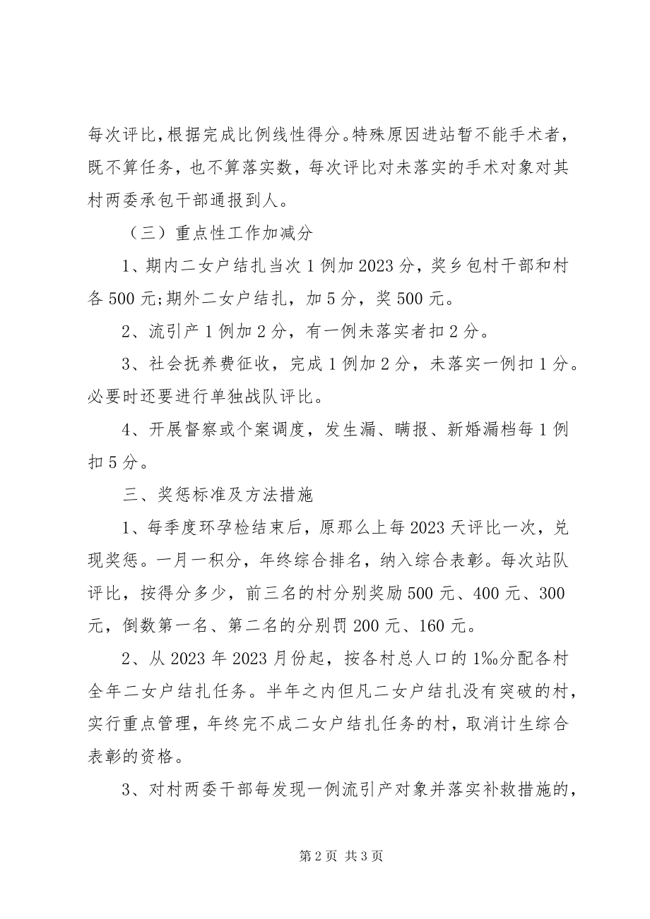 2023年人口与计划生育经常性工作考评方案.docx_第2页