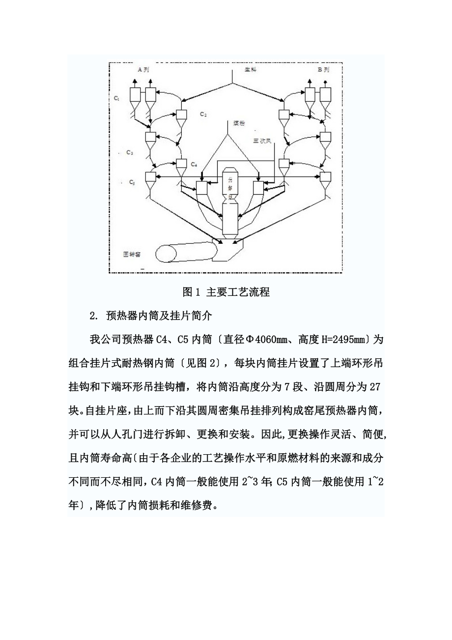 2023年我公司预热器内筒挂片脱落的处理方法.doc_第3页