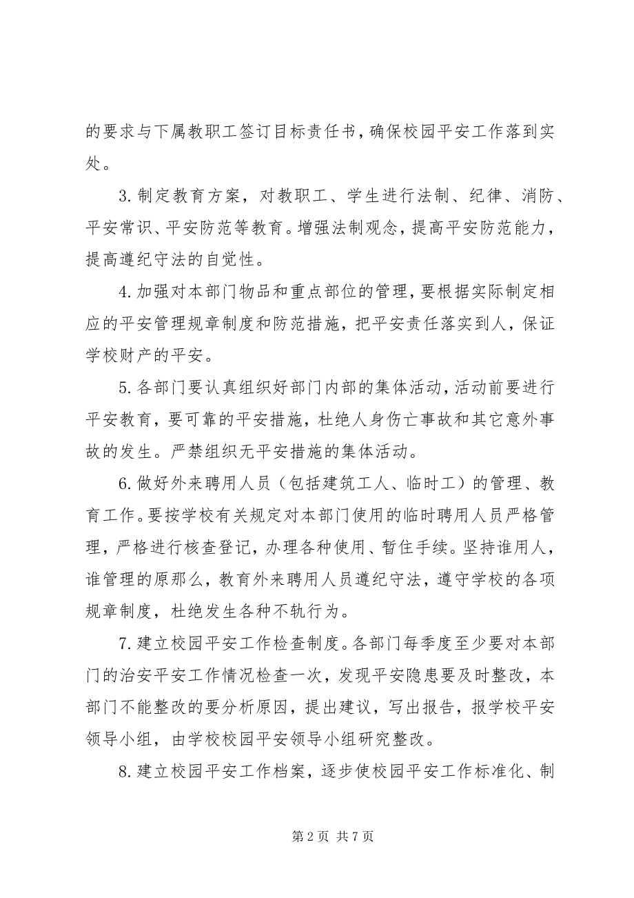 2023年校园安全责任书范本.docx_第2页