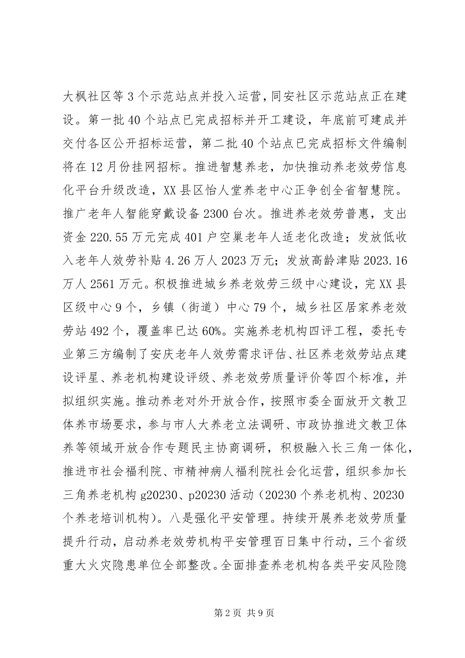 2023年市民政局工作总结和工作计划.docx_第2页