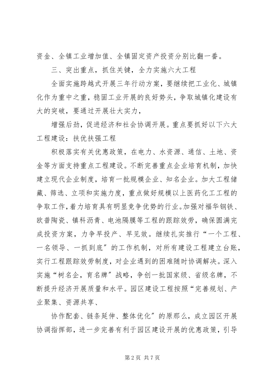 2023年推进镇经济社会跨越式发展的实施意见.docx_第2页